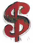 Dollar Sign 1981 by Andy Warhol